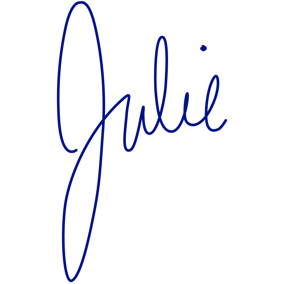 Julie signature